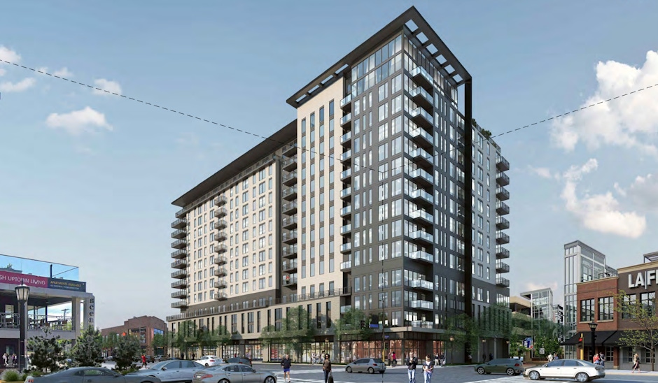 Preliminary Plans Revealed for 14-story Uptown Tower image