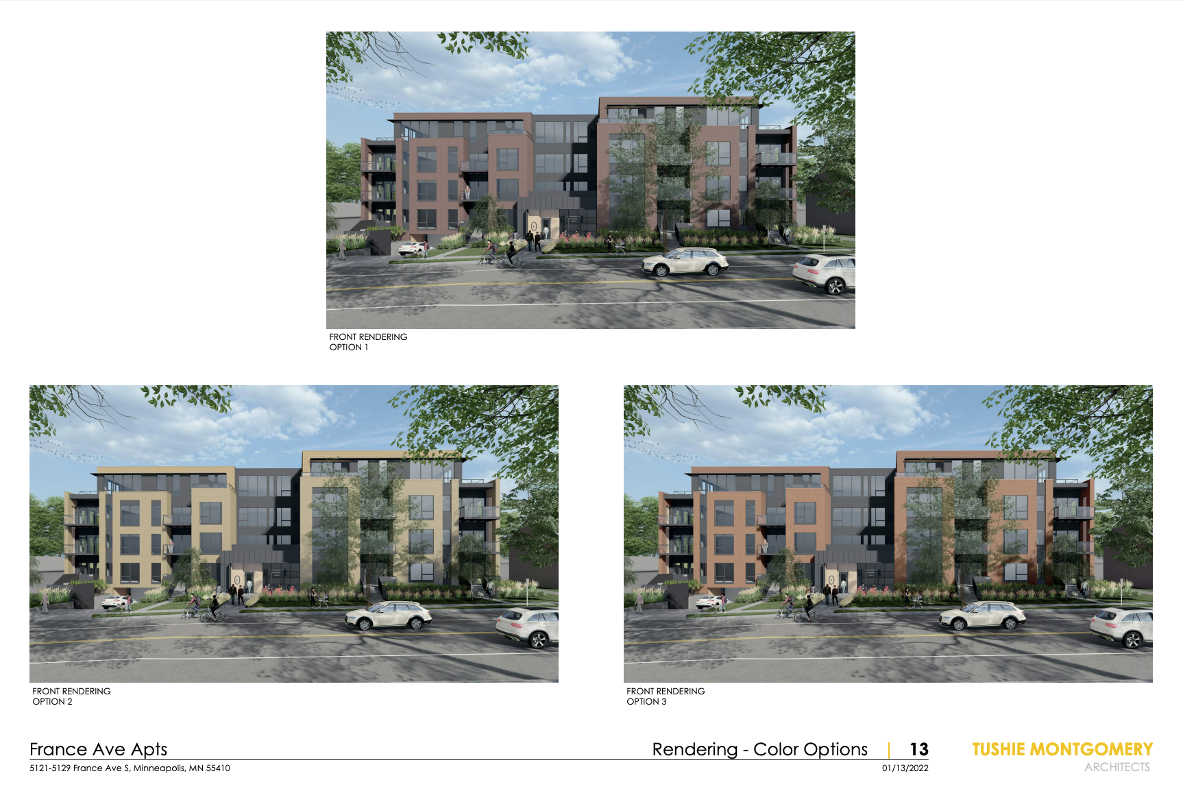 RESIDENTIAL PROJECT PROPOSED FOR 50TH AND FRANCE SITE