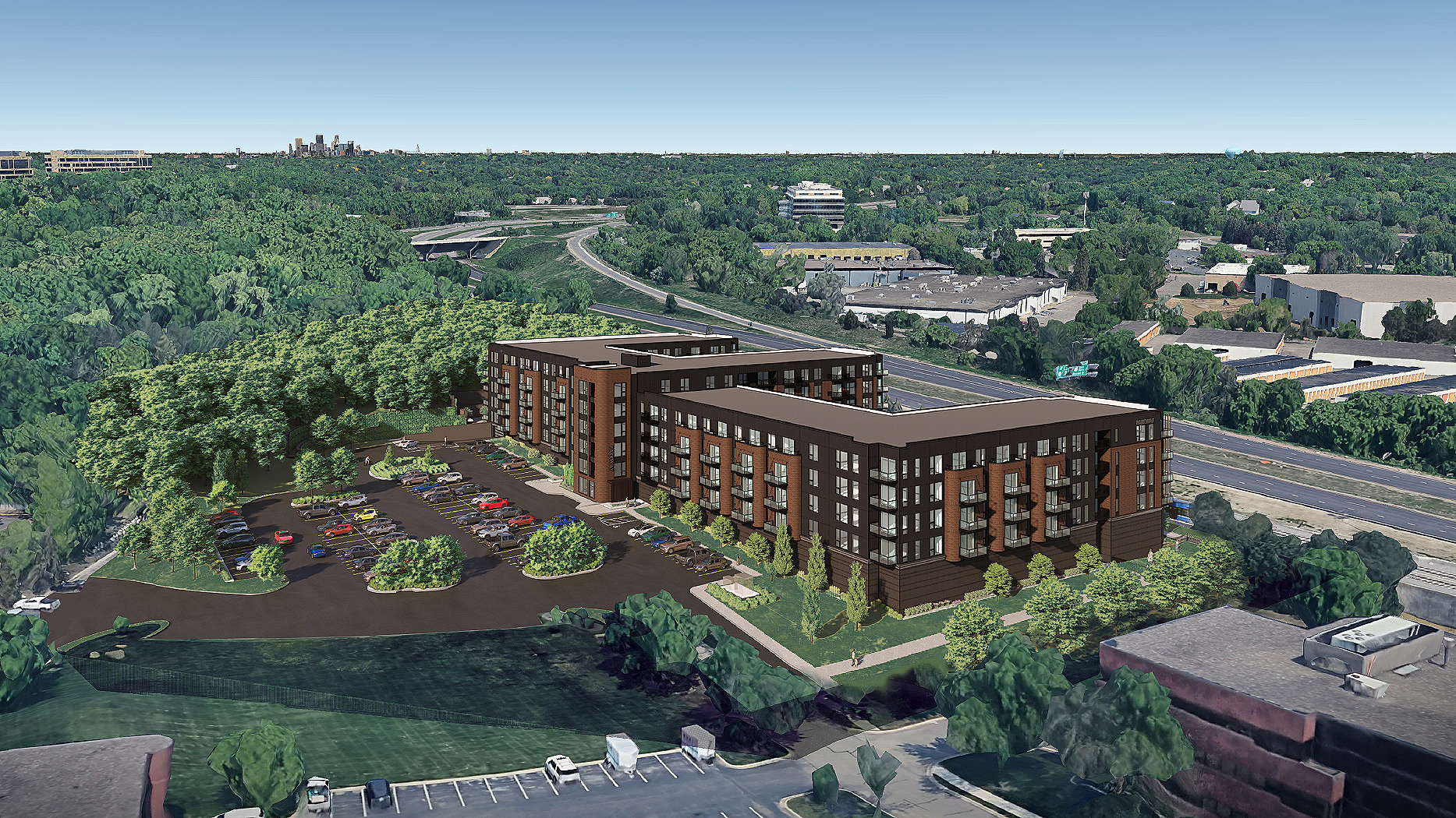 Roers Proposes Apartment Project Near Eden Prairie Light Rail