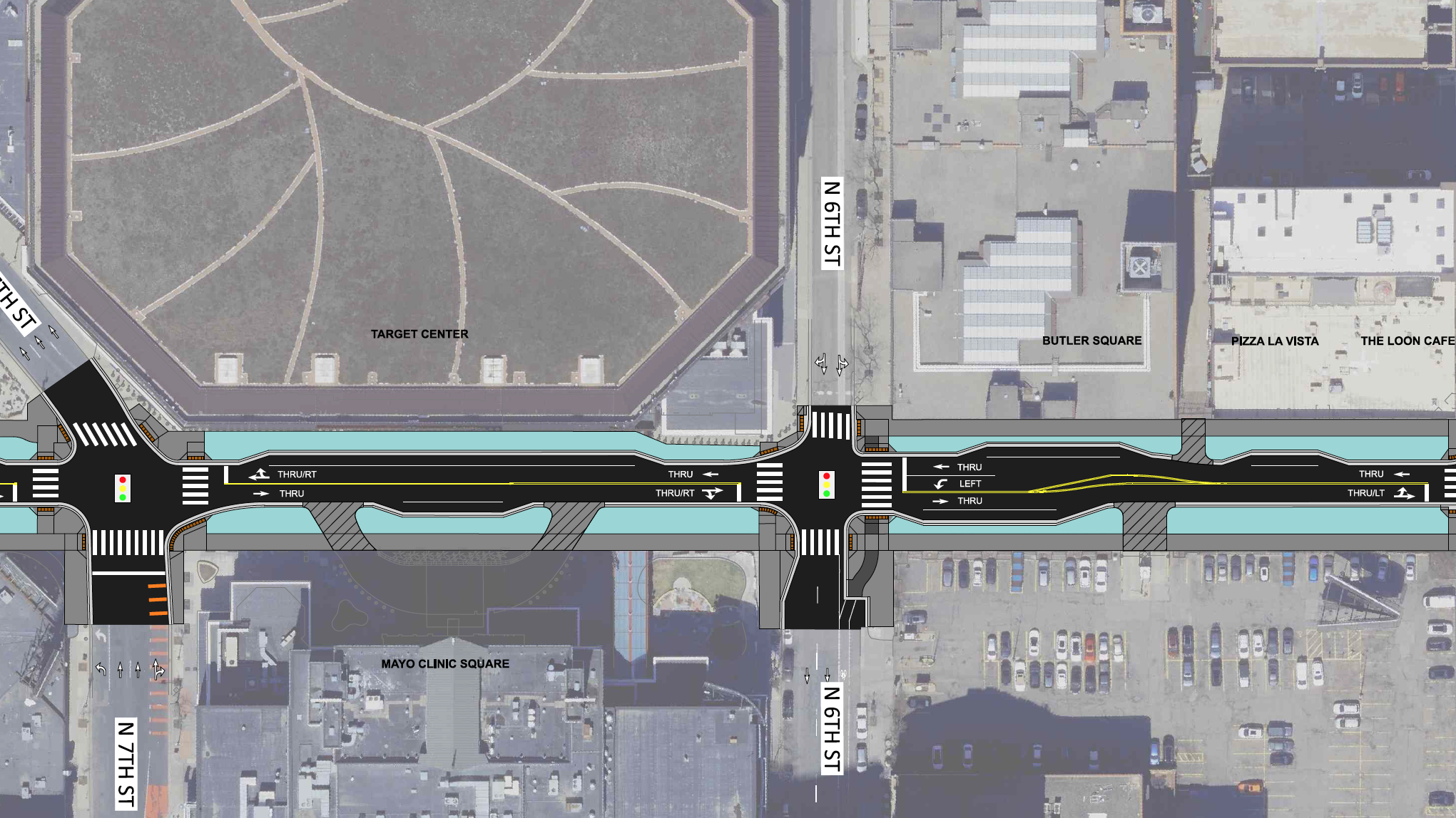 Draft Layout Revealed for 1st Avenue North Redesign