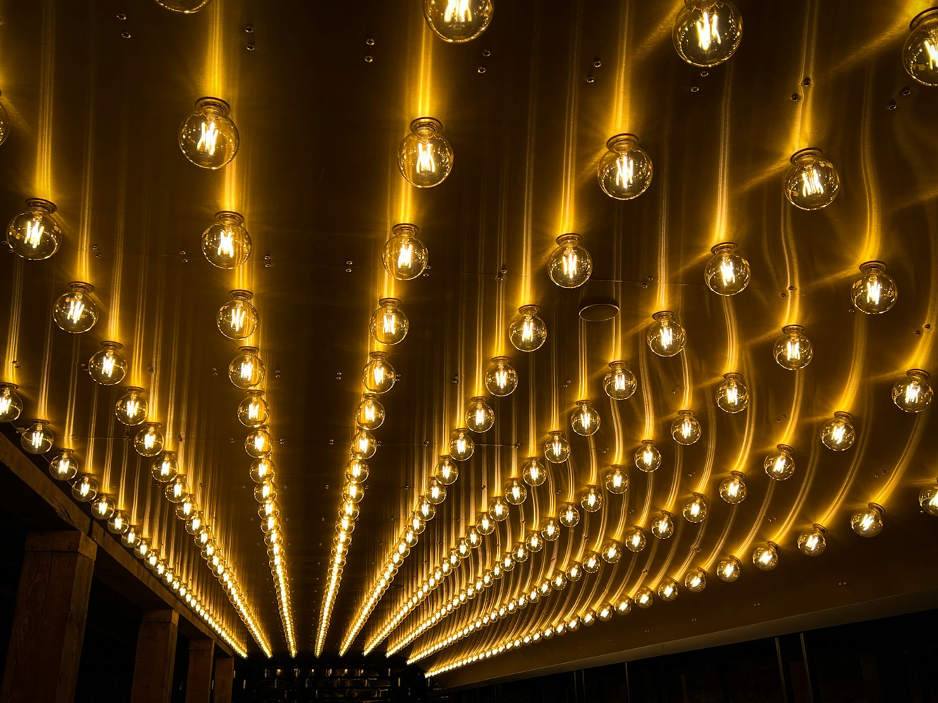 Underground Bar Ceiling Lighting