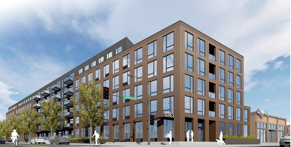 CONSTRUCTION BEGINS ON UNIVERSITY AVENUE RESIDENTIAL PROJECT image