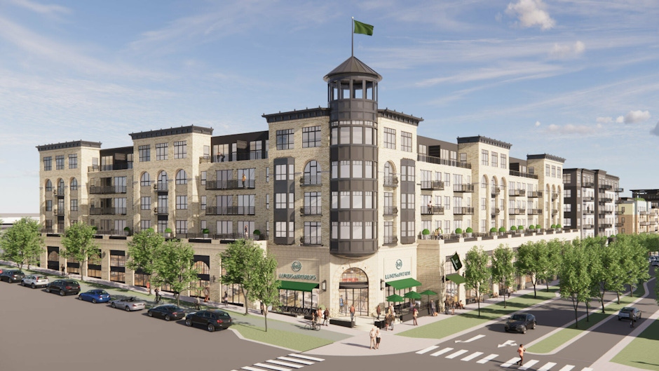 CONSTRUCTION BEGINS ON FIRST HIGHLAND BRIDGE MIXED-USE BUILDING image